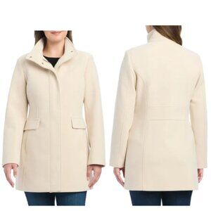 NWT Vince Camuto Women's Full-Zip Jacket, Cream (Oatmeal)